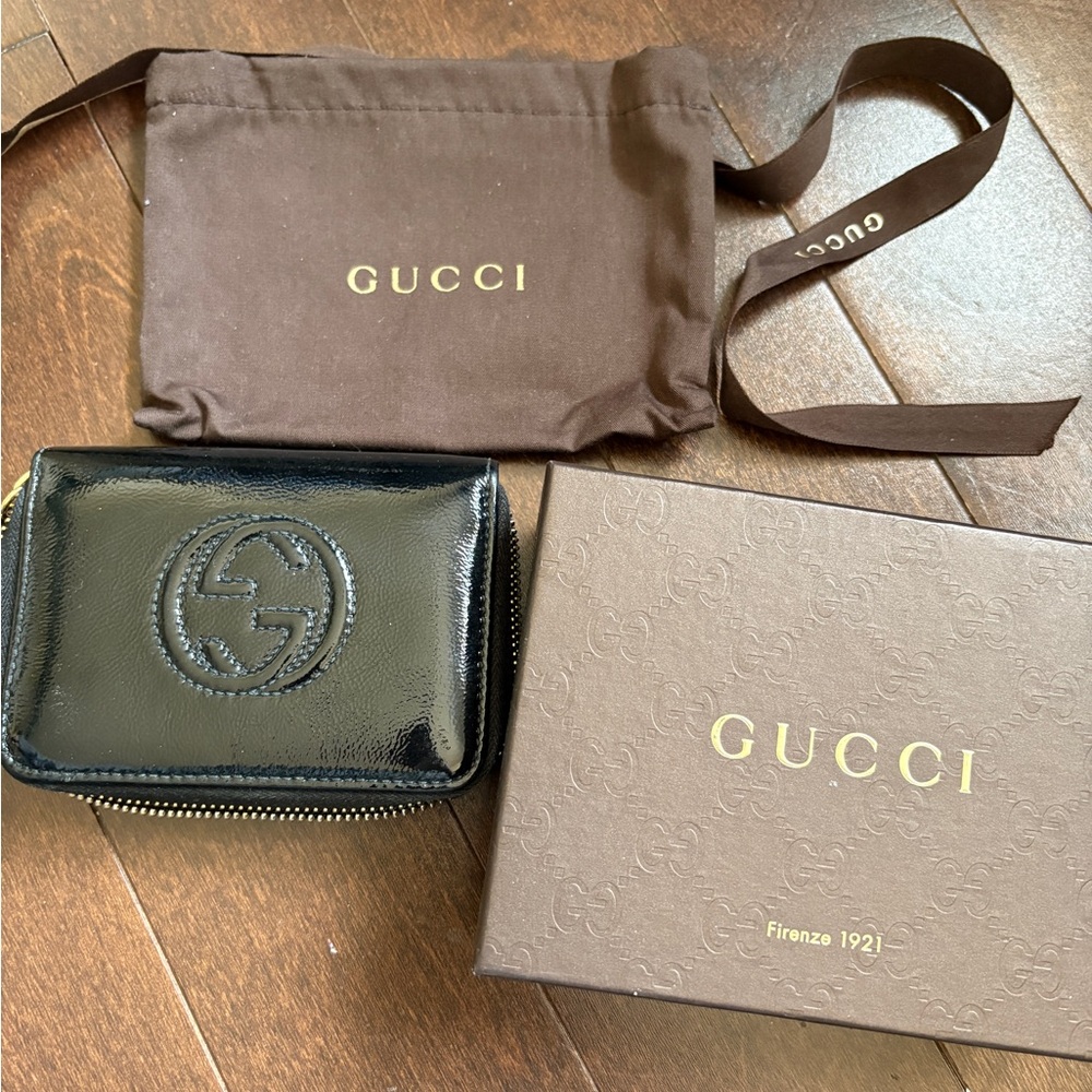 Gucci Black Leather Wallet